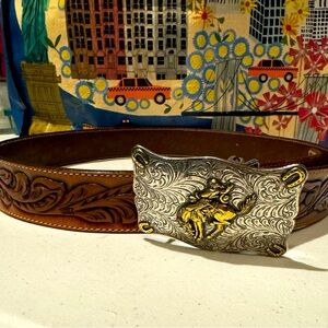 Justin Boots Belt - Size 36